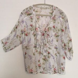 Ralph Lauren Denim & Supply | lace up top